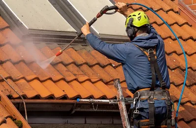 Démoussage et hydrofuge de toiture à Busque
